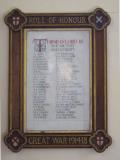 St Peter (roll of honour) , Draycott